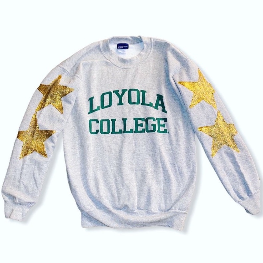 Loyola college vintage star Crewneck